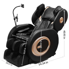 Load image into Gallery viewer, Automatic Massage Chair Recliner With Zero Gravity And Full Body Air Pressure - Black