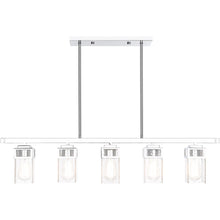 Load image into Gallery viewer, 10" Five Light Dimmable Chandelier With Shades - Silver
