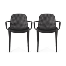 Load image into Gallery viewer, Roxanne - Outdoor Stacking Dining Armchair (Set of 2)