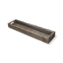 Load image into Gallery viewer, 30" Wood Indoor Outdoor Tray With Handles - Brown