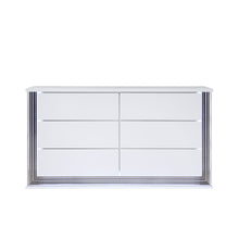 Load image into Gallery viewer, Moon - Smooth Dresser With LED - White