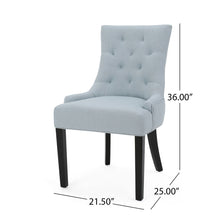 Load image into Gallery viewer, Contemporary Cheney Dining Chair Set With Tufted Design