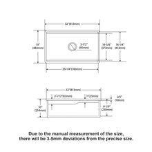 Load image into Gallery viewer, Undermount Workstation Single Bowl Porcelain Ceramic Kitchen Sink