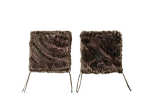 Load image into Gallery viewer, 17" Faux Fur Dining Chair Pads (Set of 2) - Chocolate