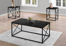 Load image into Gallery viewer, Table Set, Coffee, End, Side, Accent, Living Room, Marble Look Laminate, Contemporary & Modern (Set of 3)