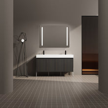 Load image into Gallery viewer, Freestanding Bathroom Vanity With Resin Sink And Storage Cabinet