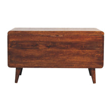 Load image into Gallery viewer, Curved Blanket Box - Chestnut