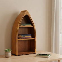 Load image into Gallery viewer, Three Tier Boat Bookcase - Natural