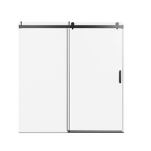 Load image into Gallery viewer, Frameless Sliding Shower Door With Soft- Close, 3 / 8" Tempered Glass