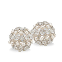 Load image into Gallery viewer, Decorative Orbs (Set of 2) (480013) - Silver / Clear