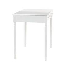 Load image into Gallery viewer, 43" White Solid Wood Writing Desk With Two Drawers