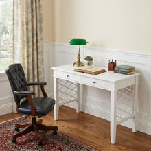 Load image into Gallery viewer, 43" White Wood With Two Drawers