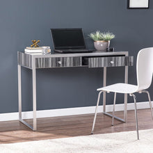 Load image into Gallery viewer, 42" Silver Wood Sled With Two Drawers