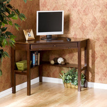 Load image into Gallery viewer, Espresso Corner Computer Desk