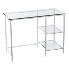 Load image into Gallery viewer, 42" Clear and White Glass and Iron