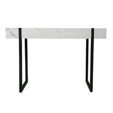 Load image into Gallery viewer, 45" White and Black Writing Desk