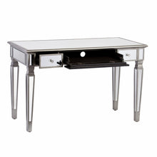 Load image into Gallery viewer, 48" Silver Wood Mirrored With Three Drawers