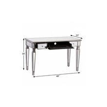 Load image into Gallery viewer, 48" Silver Wood Mirrored With Three Drawers