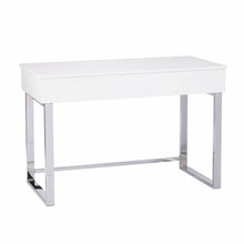 Load image into Gallery viewer, 48" Adjustable White Standing Desk Converter