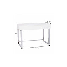 Load image into Gallery viewer, 48" Adjustable White Standing Desk Converter