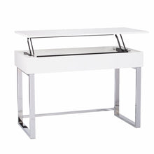 Load image into Gallery viewer, 48" Adjustable White Standing Desk Converter