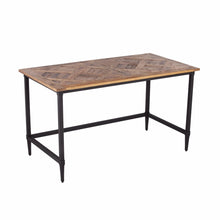 Load image into Gallery viewer, 53" Natural and Black Wood