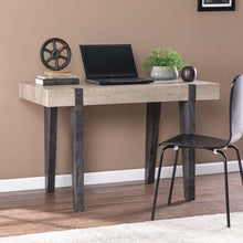 Load image into Gallery viewer, 45" Natural and Dark Brown Wood Parsons