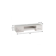 Load image into Gallery viewer, White Wall Mount Desk with Drawers