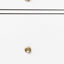 Load image into Gallery viewer, 55" White Writing Desk With Four Drawers