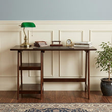Load image into Gallery viewer, 47" Brown Computer Desk
