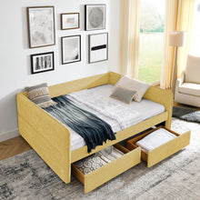 Load image into Gallery viewer, Upholstered Daybed & 2 Drawers