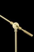 Load image into Gallery viewer, Shiny Satin Brass LED Adjustable Desk Lamp