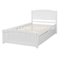 Load image into Gallery viewer, Platform Bed & Headboard, Footboard And Wood Slat Support
