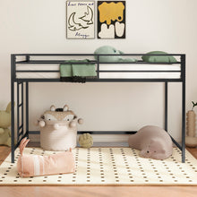 Load image into Gallery viewer, Adam - Twin Loft Bunk - Black