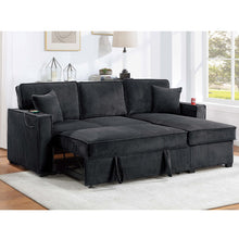 Load image into Gallery viewer, Convertible Sectional With USB / USB - C Port, Storage Chaise, Pull-Out Bed