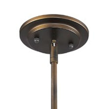 Load image into Gallery viewer, Metal Hanging Light With Mesh Shade - Bronze
