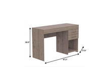 Load image into Gallery viewer, 47" Light Gray Computer Desk With Two Drawers
