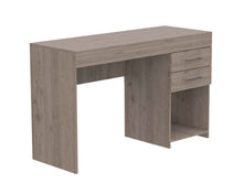 Load image into Gallery viewer, 47" Light Gray Computer Desk With Two Drawers