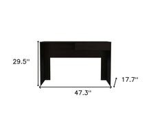 Load image into Gallery viewer, 47" Black Computer Desk