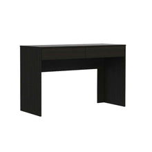 Load image into Gallery viewer, 47" Black Computer Desk with Two Drawers