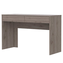 Load image into Gallery viewer, 47" Light Gray Computer Desk With Two Drawers