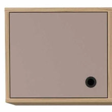Load image into Gallery viewer, 39" Taupe Computer Desk With Two Cabinets Two Drawers