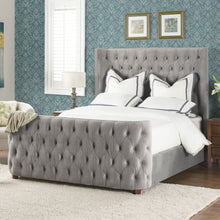 Load image into Gallery viewer, Brooklyn - Tufted Panel Bed Headboard And Footboard Set