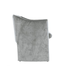 Load image into Gallery viewer, Upholstered In Velvet Dining Arm Chair - Gray