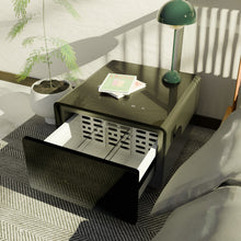 Load image into Gallery viewer, Modern Smart Side Table With Built-In Fridge, Wireless Charging, Temperature Control, Power Socket, USB Ports, Outlet Protection, Induction Light