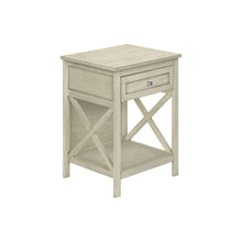 Load image into Gallery viewer, Accent End Table, 2 Tier, Storage Drawer, Transitional Style