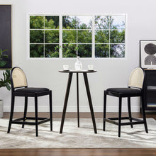 Load image into Gallery viewer, Panama - Curved Back Cane Counter Stool (Set of 2)