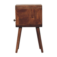 Load image into Gallery viewer, 22" Modern Solid Wood Square One Drawer Nightstand - Brown