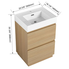 Load image into Gallery viewer, Modern Freestanding Bathroom Vanities With Single Sink Combo