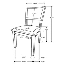 Load image into Gallery viewer, Topeka - Upholstered Dining Side Chair (Set of 2) - Brown